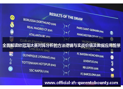 全面解读欧冠淘汰赛对阵分析的方法逻辑与实战价值及数据应用前景